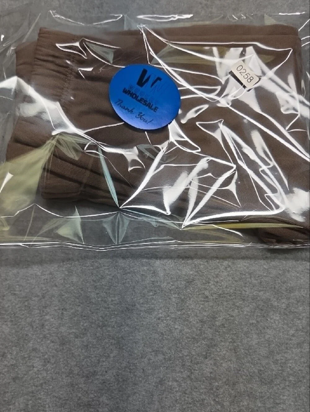 0258 Carter's Toddler Brown Elastic Cuffed Joggers